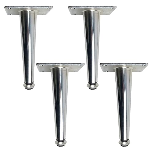 Verstellbare Tischbeine, 4er-Set, Eisen-Möbelbeine mit eloxierter Oberfläche, für TV-Ständer, Bett und Esstisch, höhenverstellbar 10,5–72,5 cm Verstellbare Tischbeine, 4er-Set, Eisen-Möbelbeine mit eloxierter Oberfläche, für TV-Ständer, Bett und Esstisch, höhenverstellbar 10,5–72,5 cm von Generisch