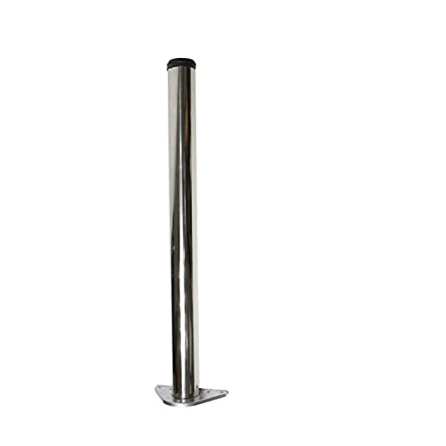Verstellbare Tischbeine aus Edelstahl 304 – 20–140 cm Höhe, silberfarbene Metall-Möbelbeine für Schreibtische und Schränke – langlebig, stilvolles Design, 140 cm Länge, perfekt für Zuhause und Büro von Generisch