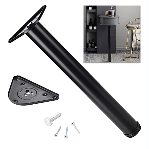 Verstellbare schwarze Tischbeine, Metallbeine für Schrank- und Schreibtische, Aluminiumlegierung, moderne Möbel-Ersatzfüße, 40 cm, mit Schrauben, Unterstützung für Bartische Verstellbare schwarze Tischbeine, Metallbeine für Schrank- und Schreibtische, Aluminiumlegierung, moderne Möbel-Ersatzfüße, 40 cm, mit Schrauben, Unterstützung für Bartische von Generisch