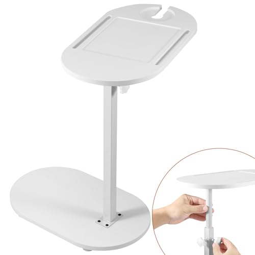 Verstellbarer 360° drehbarer Couch-Beistelltisch mit Telefon- & Tablet-Slots – Moderner Beistelltisch für Schlafsofa oder Stuhl – Platzsparender Armtablett Tisch für Wohnzimmer & Schlafzimmer, Weiß Verstellbarer 360° drehbarer Couch-Beistelltisch mit Telefon- & Tablet-Slots – Moderner Beistelltisch für Schlafsofa oder Stuhl – Platzsparender Armtablett Tisch für Wohnzimmer & Schlafzimmer, Weiß von Generisch