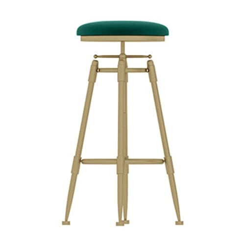 Verstellbarer Barhocker mit mechanischer Hebebühne und Rückenlehne, Armlehne für Küche, Thekenhöhe, Stuhl für Esszimmer, Zuhause und Büro von Generisch