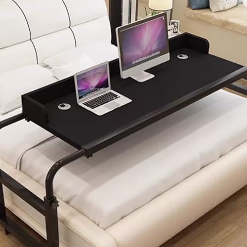 Verstellbarer Betttisch auf Rollen, mobiler Betttisch mit Höhenverstellung für bequemes Essen und Arbeiten im Bett Verstellbarer Betttisch auf Rollen, mobiler Betttisch mit Höhenverstellung für bequemes Essen und Arbeiten im Bett von Generisch