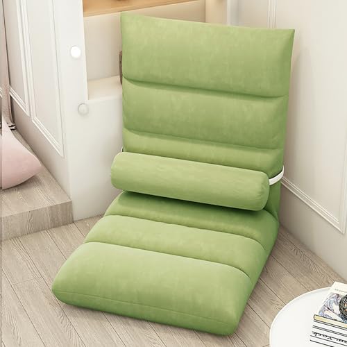Verstellbarer Bodenstuhl für Meditation, Gaming, Lesen, ergonomischer Leinen-Lounge-Sitz mit 5 Positionen, faltbares Design für Komfort Verstellbarer Bodenstuhl für Meditation, Gaming, Lesen, ergonomischer Leinen-Lounge-Sitz mit 5 Positionen, faltbares Design für Komfort von Generisch
