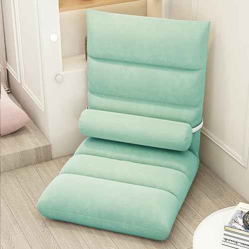 Verstellbarer Bodenstuhl für Meditation, Gaming, Lesen, ergonomisches Design, 5 Positionen, bequemer Leinenstoff Verstellbarer Bodenstuhl für Meditation, Gaming, Lesen, ergonomisches Design, 5 Positionen, bequemer Leinenstoff von Generisch
