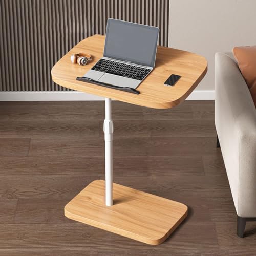 Verstellbarer C-förmiger Beistelltisch mit 360° drehbarer Halterung, moderner TV-Tablett, Beistelltisch für Wohnzimmer, Schlafzimmer oder Büro, stilvolle und praktische Möbel für einfachen Zugang Verstellbarer C-förmiger Beistelltisch mit 360° drehbarer Halterung, moderner TV-Tablett, Beistelltisch für Wohnzimmer, Schlafzimmer oder Büro, stilvolle und praktische Möbel für einfachen Zugang von Generisch