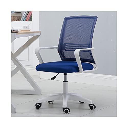 Verstellbarer Drehstuhl, ergonomischer Bürostuhl mit Netzrücken und gepolstertem Sitz, um 360° drehbare Armlehnen, perfekt für Computer- und Aufgabengebrauch von Generisch