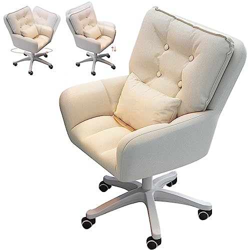Verstellbarer Drehstuhl aus Samt mit mittlerer Rückenlehne und Rollen für Zuhause, Büro, Wohnzimmer und Schlafzimmer Verstellbarer Drehstuhl aus Samt mit mittlerer Rückenlehne und Rollen für Zuhause, Büro, Wohnzimmer und Schlafzimmer von Generisch
