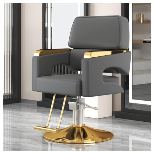 Verstellbarer Friseurstuhl – 360 Grad drehbarer hydraulischer Friseurstuhl mit Fußstütze für Schönheitssalon und Kosmetikstudio Verstellbarer Friseurstuhl – 360 Grad drehbarer hydraulischer Friseurstuhl mit Fußstütze für Schönheitssalon und Kosmetikstudio von Generisch
