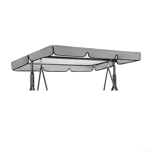 Verstellbarer Gartenschaukel-Ersatz für 2- und 3-Sitzer, Outdoor-Hängemattenabdeckung für Terrassen- und Veranda-Möbel, Abdeckung für Innenhöfe und Gärten, 195 x 125 x 15 cm von Generisch