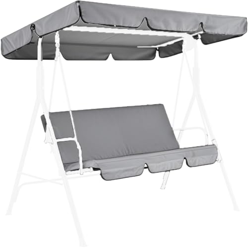 Verstellbarer Gartenschaukel mit abnehmbarem Kissen, für Terrasse und Pool, für Entspannung und Komfort von Generisch