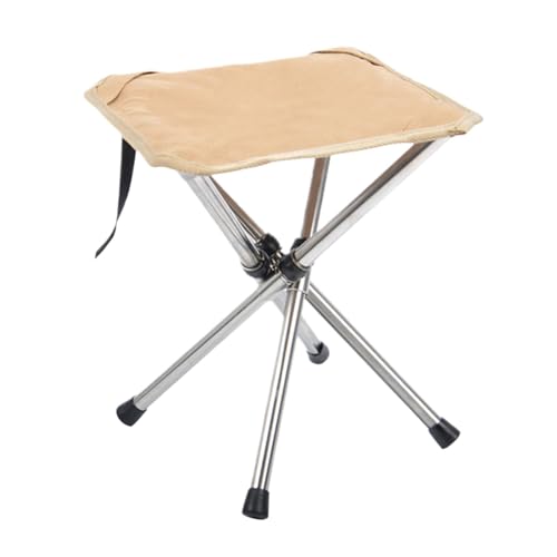 Verstellbarer Hocker mit Aufbewahrungstasche | Campingstuhl | Klapphocker | Leichter Hocker für Erwachsene | Klapphocker | Campinghocker | Klapphocker | Klapphocker | Klapphocker von Generisch
