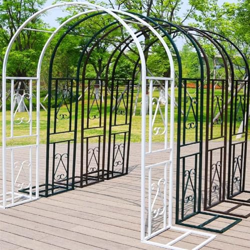 Verstellbarer Metall-Gartenbogen für Kletterpflanzen, 140-340 cm Pergola, perfekt für Outdoor-Dekor, langlebiges Rankgitter für Reben und Blumen, verschönern Sie Ihre Gartenästhetik von Generisch