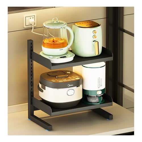 Verstellbarer Mikrowellenständer mit 2 Ebenen, platzsparend, Küche und Regal für Mikrowelle, perfekt für kleine Räume, stabiles und stilvolles Design für moderne Küchen Verstellbarer Mikrowellenständer mit 2 Ebenen, platzsparend, Küche und Regal für Mikrowelle, perfekt für kleine Räume, stabiles und stilvolles Design für moderne Küchen von Generisch