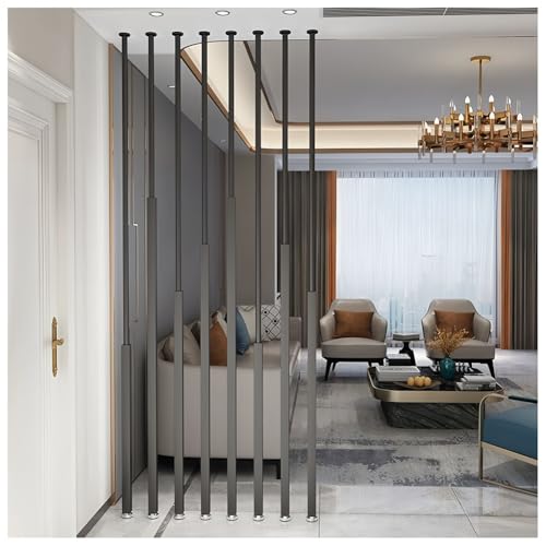 Verstellbarer Raumteiler mit Metalllamellen, Sichtschutz für Studio, Wohnung und Treppeneingang Verstellbarer Raumteiler mit Metalllamellen, Sichtschutz für Studio, Wohnung und Treppeneingang von Generisch
