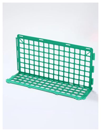 Verstellbarer Regalanheber und Geländer – Rutschfester Kantenschutz aus Kunststoff for Regale – Passend for Supermarkt-/Einkaufswagendisplays(Green Large,10 Pieces) von Generisch