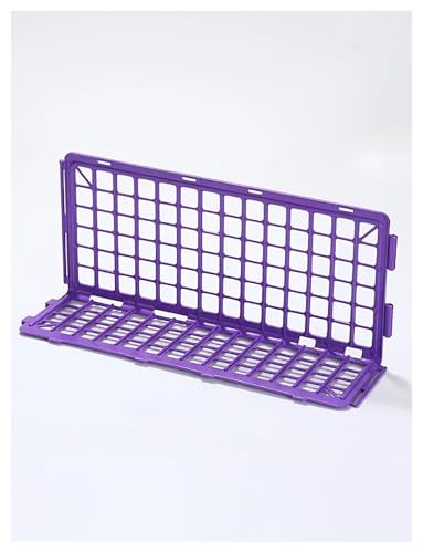 Verstellbarer Regalanheber und Geländer – Rutschfester Kantenschutz aus Kunststoff for Regale – Passend for Supermarkt-/Einkaufswagendisplays(Purple small,20 Pieces) von Generisch