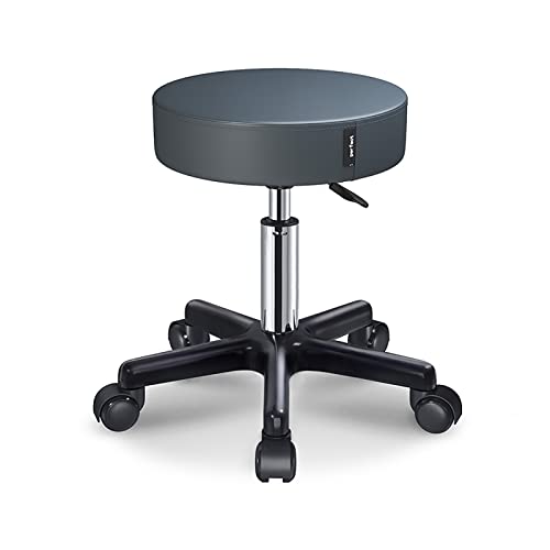 Verstellbarer Rollhocker – Drehstuhl mit weicher Polsterung & 5 Rollen für Spa, Salon, Medizin, Tätowierung Verstellbarer Rollhocker – Drehstuhl mit weicher Polsterung & 5 Rollen für Spa, Salon, Medizin, Tätowierung von Generisch