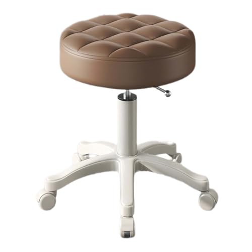 Verstellbarer Rollhocker mit Rädern, Drehbarer Rundstuhl für Salon, Büro, Arztpraxis, Massage und Geschäft, Komfortables ergonomisches Design für Profis Verstellbarer Rollhocker mit Rädern, Drehbarer Rundstuhl für Salon, Büro, Arztpraxis, Massage und Geschäft, Komfortables ergonomisches Design für Profis von Generisch