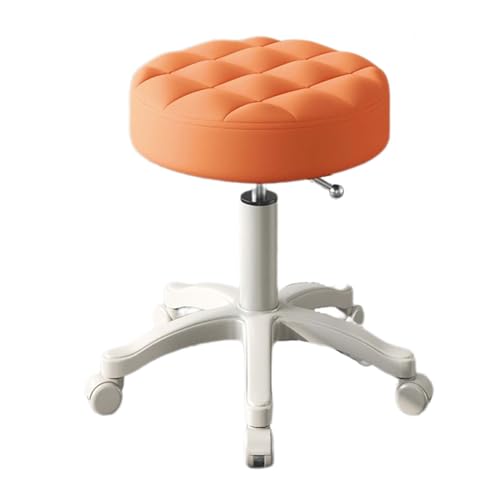 Verstellbarer Rollhocker mit Rollen, drehbarer runder Stuhl für Salon, Medizin, Büro und Massage, ergonomisches anhebbares Design für Komfort und Mobilität Verstellbarer Rollhocker mit Rollen, drehbarer runder Stuhl für Salon, Medizin, Büro und Massage, ergonomisches anhebbares Design für Komfort und Mobilität von Generisch