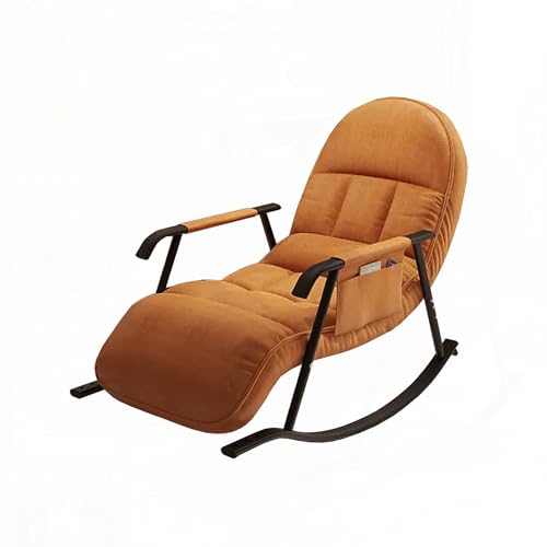Verstellbarer Schaukelstuhl mit Aufbewahrungstasche, faules Sofa für Wohnzimmer und Heimbüro, einziehbare Fußstütze Verstellbarer Schaukelstuhl mit Aufbewahrungstasche, faules Sofa für Wohnzimmer und Heimbüro, einziehbare Fußstütze von Generisch