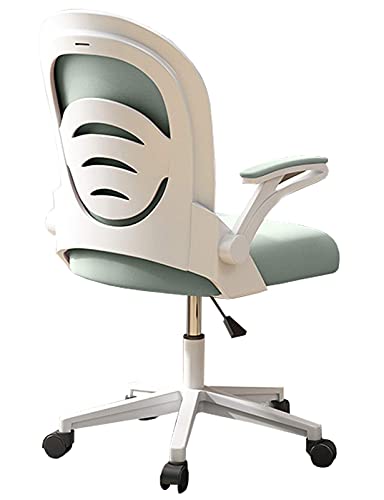 Verstellbarer Schreibtischstuhl, Computer-ergonomischer Netzstuhl, PC-Drehstuhl, Bürostuhl mit verstellbarem Drehgelenk und hochklappbaren Armlehnen Verstellbarer Schreibtischstuhl, Computer-ergonomischer Netzstuhl, PC-Drehstuhl, Bürostuhl mit verstellbarem Drehgelenk und hochklappbaren Armlehnen von Generisch