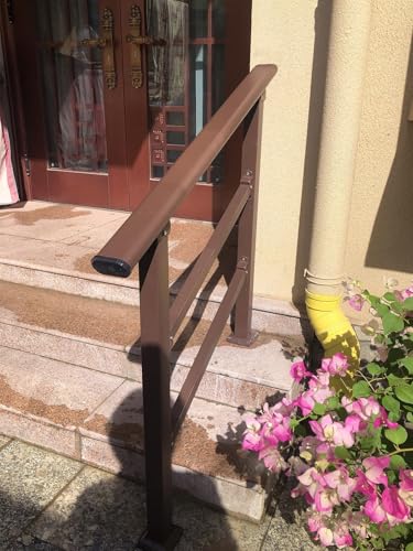 Verstellbarer Sicherheitshandlauf für Außentreppen, stabile Unterstützung mit Querstangen, ideal für Veranda, Garten und Betontreppe Verstellbarer Sicherheitshandlauf für Außentreppen, stabile Unterstützung mit Querstangen, ideal für Veranda, Garten und Betontreppe von Generisch