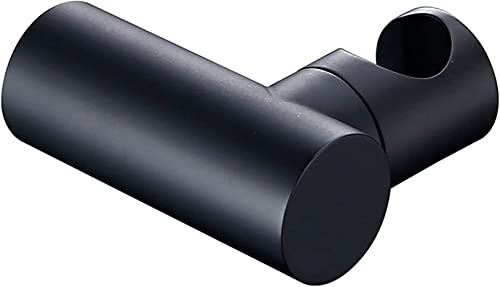 Verstellbarer drehbarer Handbrausehalter, mattschwarzes Messing, Duschkopfhalterung, langlebige Duschhalterung für einfache Installation und vielseitige Verwendung von Generisch