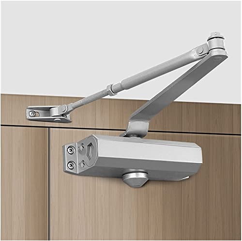 Verstellbarer hydraulischer Federtürschließer – leiser Schließmechanismus für 25–80 kg Türen, robuster Türstopper mit glatter Pufferwirkung, ideal für Zuhause und Büro Verstellbarer hydraulischer Federtürschließer – leiser Schließmechanismus für 25–80 kg Türen, robuster Türstopper mit glatter Pufferwirkung, ideal für Zuhause und Büro von Generisch