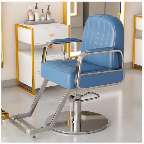 Verstellbarer hydraulischer Friseurstuhl mit 360°-Drehgelenk und Fußstütze für professionellen Salon und Beauty-Spa von Generisch