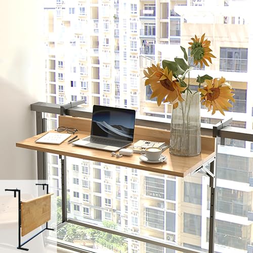 Verstellbarer klappbarer Balkontisch – platzsparendes Hängedesign für kleine Außenbereiche, ideal zum Essen & Entspannen Verstellbarer klappbarer Balkontisch – platzsparendes Hängedesign für kleine Außenbereiche, ideal zum Essen & Entspannen von Generisch