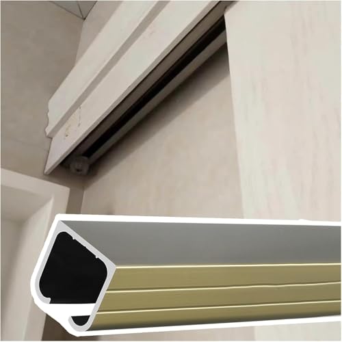 Verstellbares Schiebetür-Hardware-Kit für reibungslosen, leisen Betrieb, ideal für Scheunentore und platzsparende Lösungen von Generisch