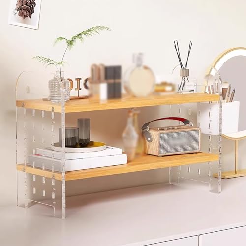 Verstellbares Schreibtisch-Organizer-Regal – multifunktionales Acryl-Bücherregal mit Seitenteilen für die Aufbewahrung und Präsentation von Schülern, Multi-Shelf-Design für effizientes Platzmanagement Verstellbares Schreibtisch-Organizer-Regal – multifunktionales Acryl-Bücherregal mit Seitenteilen für die Aufbewahrung und Präsentation von Schülern, Multi-Shelf-Design für effizientes Platzmanagement von Generisch