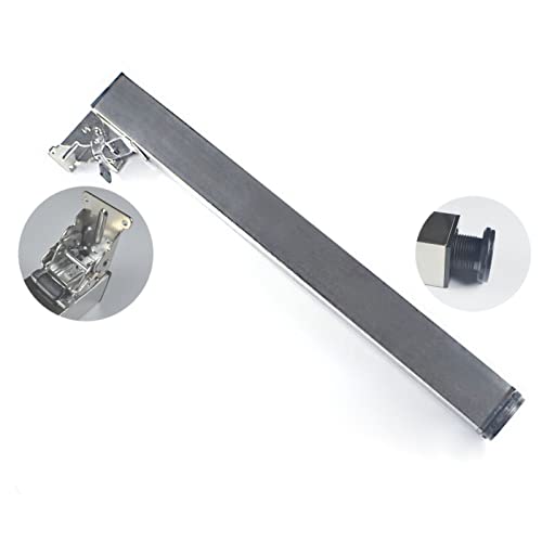 Verstellbares Tischbein aus Edelstahl – 50 cm Klappstütze für Küchenarbeitsplatte, Esstisch, Frühstücksbar – inklusive Schrauben für einfache Installation Verstellbares Tischbein aus Edelstahl – 50 cm Klappstütze für Küchenarbeitsplatte, Esstisch, Frühstücksbar – inklusive Schrauben für einfache Installation von Generisch