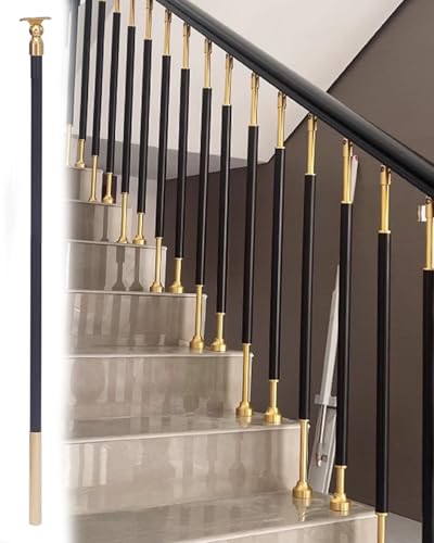Verstellbares Treppengeländer-Set, minimalistisches Design für Treppengeländer, einfache Installation, dekoratives Spindel-Set von Generisch
