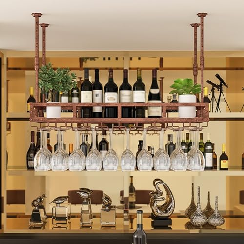 Verstellbares Weinregal aus Metall mit Glashalter – DIY Bar Aufbewahrung für Küche, Bartheke – Schrauben im Lieferumfang enthalten Verstellbares Weinregal aus Metall mit Glashalter – DIY Bar Aufbewahrung für Küche, Bartheke – Schrauben im Lieferumfang enthalten von Generisch