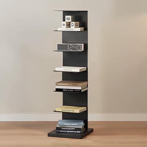 Vertikaler Buch-Organizer, Turm, tragbares Bücherregal, Aufbewahrung für Wohnzimmer, Büro, Arbeitszimmer Vertikaler Buch-Organizer, Turm, tragbares Bücherregal, Aufbewahrung für Wohnzimmer, Büro, Arbeitszimmer von Generisch