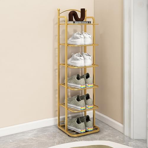 Vertikales Schuhregal aus Metall für platzsparende, einfache Montage und stabile Struktur, ideal für Eingangsbereich, Schrank und Flurorganisation Vertikales Schuhregal aus Metall für platzsparende, einfache Montage und stabile Struktur, ideal für Eingangsbereich, Schrank und Flurorganisation von Generisch