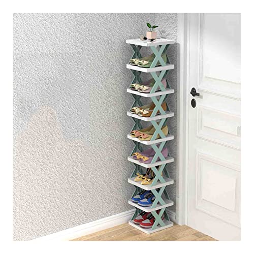 Vertikales Schuhregal nizer mit schlankem Design, freistehender Schuhaufbewahrungsturm für Eingangsbereich, Flur oder Schlafzimmer, hohes schmales Schuhregal, Schrank für platzsparende Aufbewahrung Vertikales Schuhregal nizer mit schlankem Design, freistehender Schuhaufbewahrungsturm für Eingangsbereich, Flur oder Schlafzimmer, hohes schmales Schuhregal, Schrank für platzsparende Aufbewahrung von Generisch