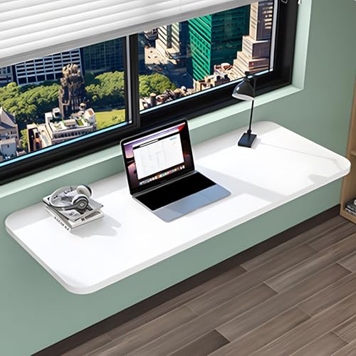 Vielseitiger Wand-Klappschreibtisch – platzsparender faltbarer Arbeits- und Esstisch, 100 x 25 cm, hängender Computertisch für Schlafzimmer und Wohnzimmer, kompaktes weißes Design Vielseitiger Wand-Klappschreibtisch – platzsparender faltbarer Arbeits- und Esstisch, 100 x 25 cm, hängender Computertisch für Schlafzimmer und Wohnzimmer, kompaktes weißes Design von Generisch