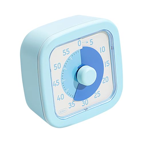 Visueller Kinder Timer | 60-Minuten Schreibtisch Timer - Leise Tragbare Countdown-Uhr, Zeitmanagement Für Sport, Duschen, Küche & Unterricht von Generisch