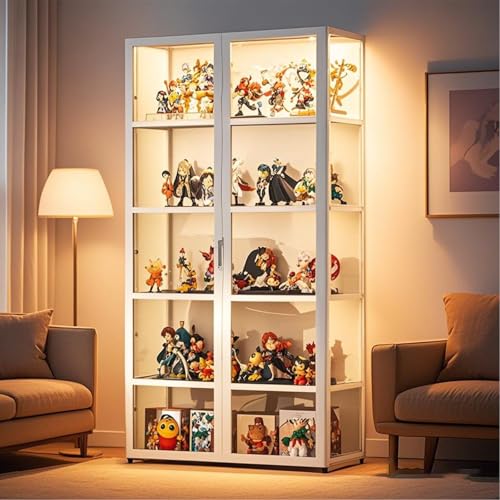 Vitrine Doppeltür Acryl Vitrine für Curio und Sammlerstücke - Staubdichtes Design für Wohnzimmer und Schlafzimmer Vitrine Doppeltür Acryl Vitrine für Curio und Sammlerstücke - Staubdichtes Design für Wohnzimmer und Schlafzimmer von Generisch