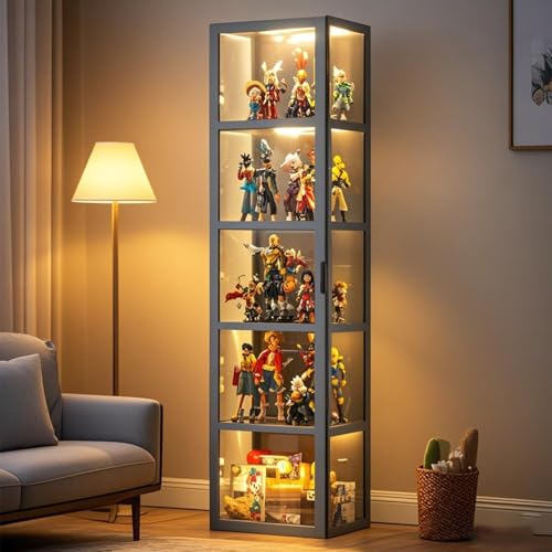 Vitrine Doppeltür Acryl Vitrine für Curio und Sammlerstücke - Staubdichtes Design für Wohnzimmer und Schlafzimmer Vitrine Doppeltür Acryl Vitrine für Curio und Sammlerstücke - Staubdichtes Design für Wohnzimmer und Schlafzimmer von Generisch
