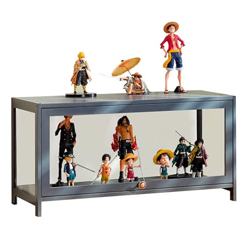 Vitrine Vitrine mit Acrylglastür, natürlicher Bambus, 1-5 Etagen Stauraum, hohe Kapazität, Klapptür für Sammlerstücke Vitrine Vitrine mit Acrylglastür, natürlicher Bambus, 1-5 Etagen Stauraum, hohe Kapazität, Klapptür für Sammlerstücke von Generisch