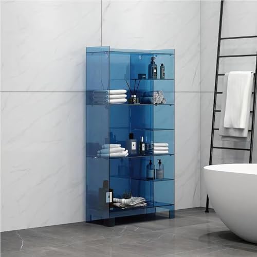 Vitrine aus Acryl mit 5 Ebenen, multifunktionale Aufbewahrungslösung für Wohnzimmer und Schlafzimmer, ideal als Bücherregal, Couchtisch, Beistelltisch oder Nachttisch Vitrine aus Acryl mit 5 Ebenen, multifunktionale Aufbewahrungslösung für Wohnzimmer und Schlafzimmer, ideal als Bücherregal, Couchtisch, Beistelltisch oder Nachttisch von Generisch