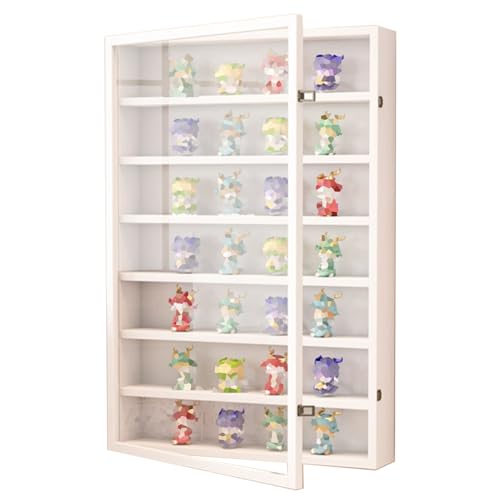 Vitrine aus Holz – mehrschichtiger Curio-Koffer mit Acryltür für Spielzeugfiguren und Sammlerstücke – perfekte Aufbewahrungslösung für Zuhause, Büro oder Spielzimmer Ornamente Vitrine aus Holz – mehrschichtiger Curio-Koffer mit Acryltür für Spielzeugfiguren und Sammlerstücke – perfekte Aufbewahrungslösung für Zuhause, Büro oder Spielzimmer Ornamente von Generisch