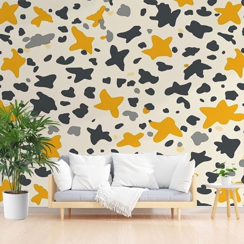 Vlies Fototapete Abstrakt Unregelmäßige Geometrie 390x260cm (B x H) - Fototapeten - Tapeten - für Wohnzimmer Schlafzimmer - Vliestapete Wandtapete Tapete 3D Effekt Wand Dekoration - Geometrie Malerei von Generisch