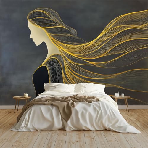Vlies Fototapete Abstrakte Frau 400 x 280 cm - Fototapete Hotel Spa Wohnzimmer Moderne Vliestapete XXL Wandtapete Motivtapeten Bildtapete 3d Effekt Wand Dekoration Dunkelgrau Vlies Fototapete Abstrakte Frau 400 x 280 cm - Fototapete Hotel Spa Wohnzimmer Moderne Vliestapete XXL Wandtapete Motivtapeten Bildtapete 3d Effekt Wand Dekoration Dunkelgrau von Generisch