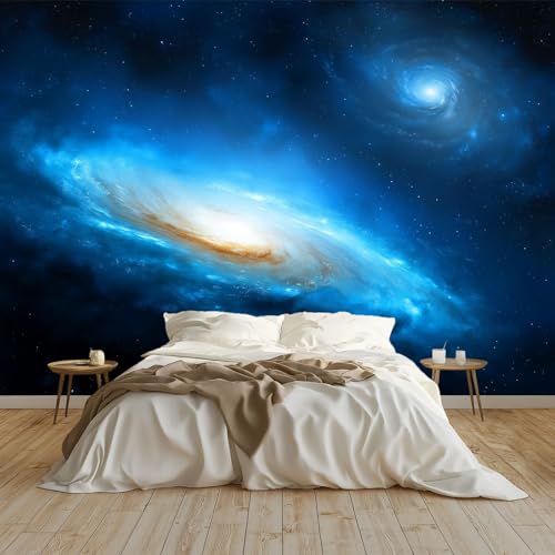 Vlies Fototapete Sternenhimmel Galaxie Stern Dunkelblau 400 x 280 cm - Foto Tapete Schlafzimmer Wohnzimmer Moderne Vliestapete Motivtapeten Bildtapete 3d Effekt Wand Dekoration Vlies Fototapete Sternenhimmel Galaxie Stern Dunkelblau 400 x 280 cm - Foto Tapete Schlafzimmer Wohnzimmer Moderne Vliestapete Motivtapeten Bildtapete 3d Effekt Wand Dekoration von Generisch