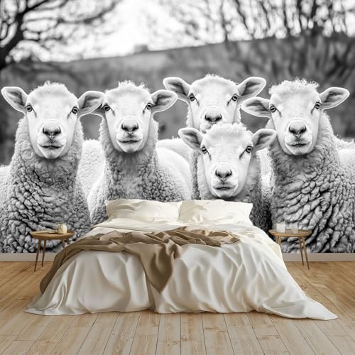 Vlies Fototapete Tierschaf Landschaft 400 x 280 cm - Fototapete Hotel Spa Wohnzimmer Moderne Vliestapete XXL Wandtapete Motivtapeten Bildtapete 3d Effekt Wand Dekoration Vlies Fototapete Tierschaf Landschaft 400 x 280 cm - Fototapete Hotel Spa Wohnzimmer Moderne Vliestapete XXL Wandtapete Motivtapeten Bildtapete 3d Effekt Wand Dekoration von Generisch