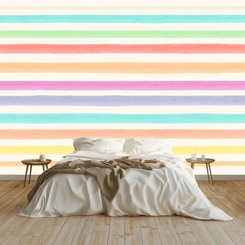 Vlies Fototapete Traumhafte bunte Streifen 300 x 210 cm - Foto Tapete Schlafzimmer Wohnzimmer Moderne Vliestapete Motivtapeten Bildtapete 3d Effekt Wand Dekoration Vlies Fototapete Traumhafte bunte Streifen 300 x 210 cm - Foto Tapete Schlafzimmer Wohnzimmer Moderne Vliestapete Motivtapeten Bildtapete 3d Effekt Wand Dekoration von Generisch